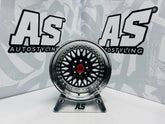 15” AS-7154 MESH  BLACK 4/100 4/114 wheels